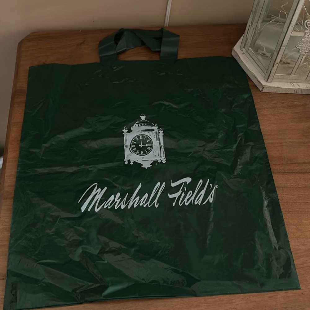 Marshall Fields shopping bag